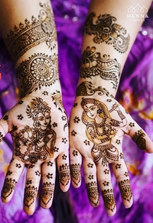 Bridal latest mehndi design