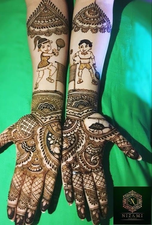 sports Mehndi design