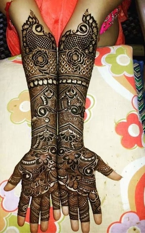 Bridal latest mehndi design