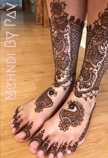 Bridal latest mehndi design