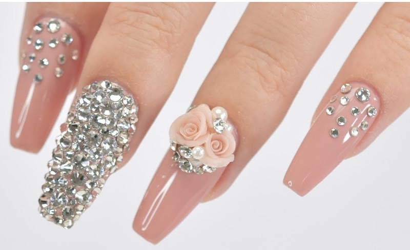 Crystal Nail Art